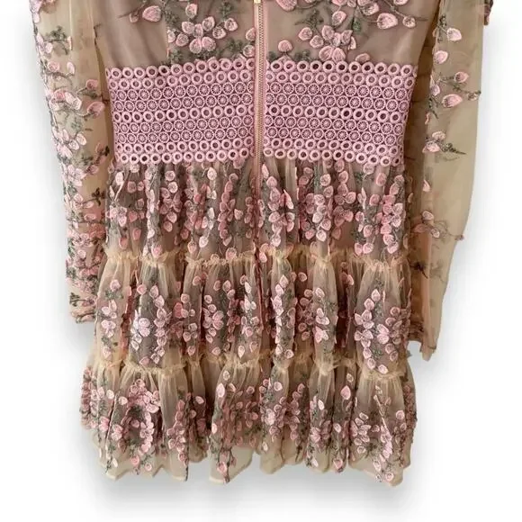 Bronx and Banco Megan Mini Dress in Rose Pink Medium (6 US) Women’s - Picture 11 of 12